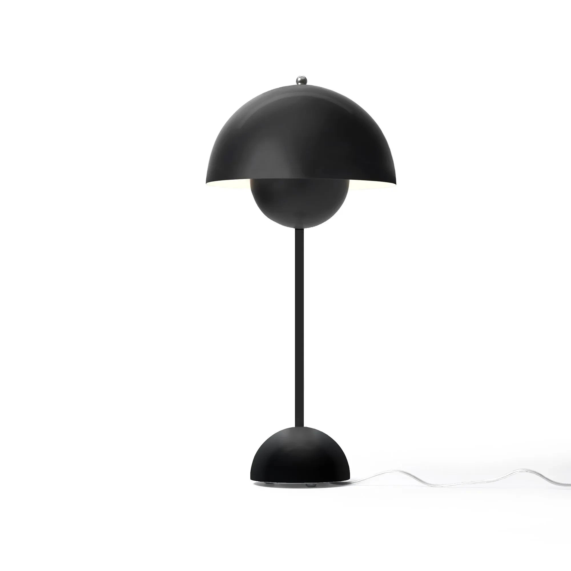 & Tradition - Flowerpot VP3 Table Lamp, Verner Panton, 1969 | Black