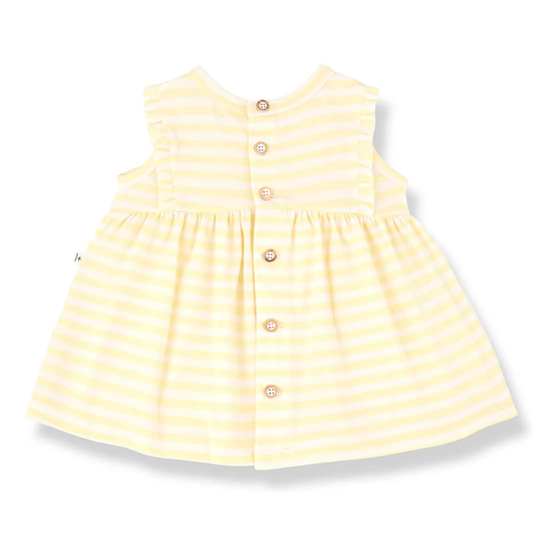 1+ in the family - Valentina Striped Dress | Light Yellow