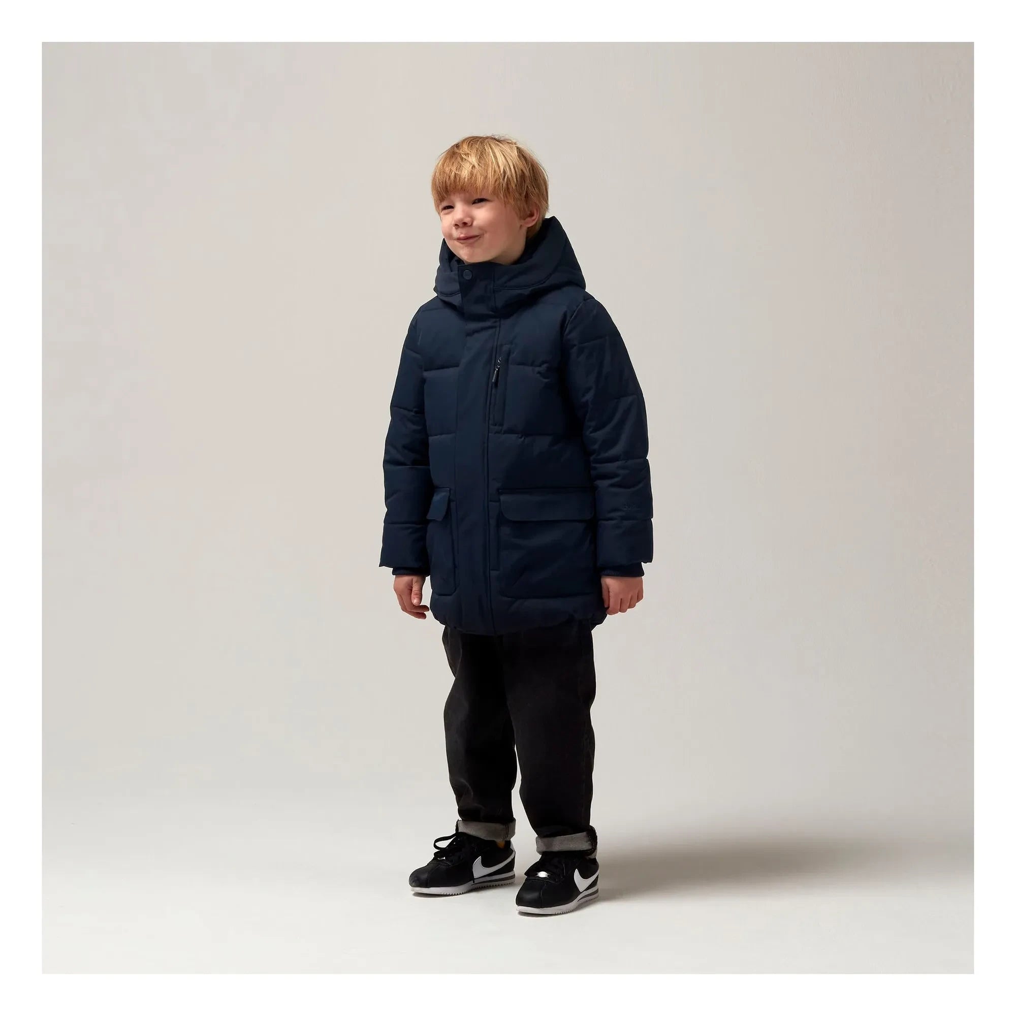 Gosoaky - Tiger Eye Waterproof Jacket | Navy Blue