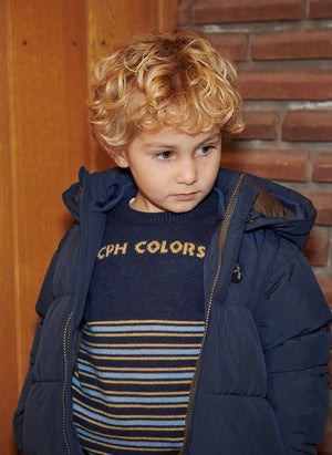Copenhagen Colors - CPH Colors Merino Wool Sweater | Navy
