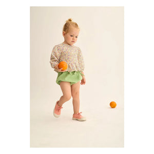 Cozmo - Alize Striped Bloomer | Grass Green
