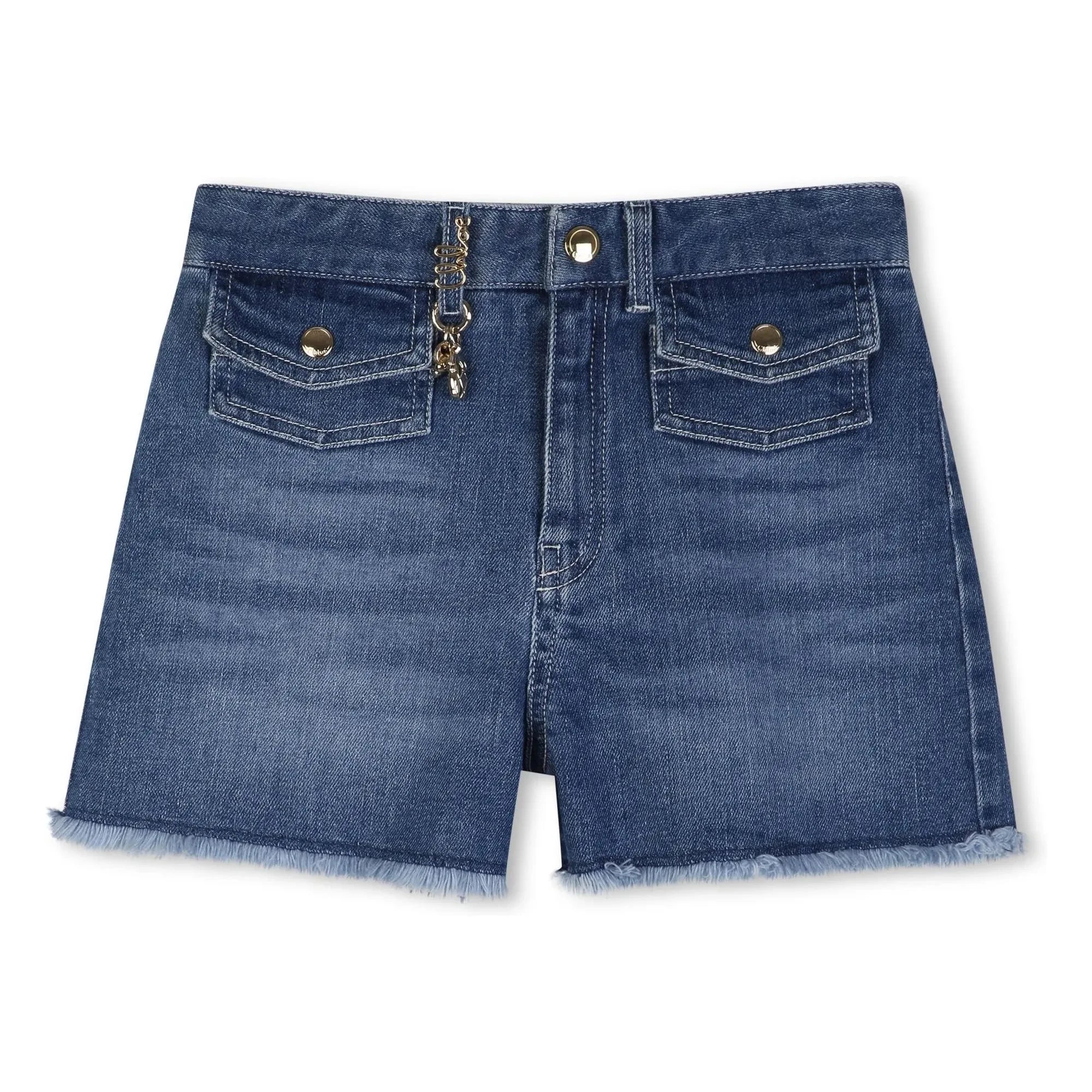 Chloé - Organic Denim Shorts | Blue