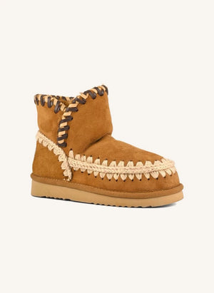 Mou - Eskimo Stitched Boots | Cognac