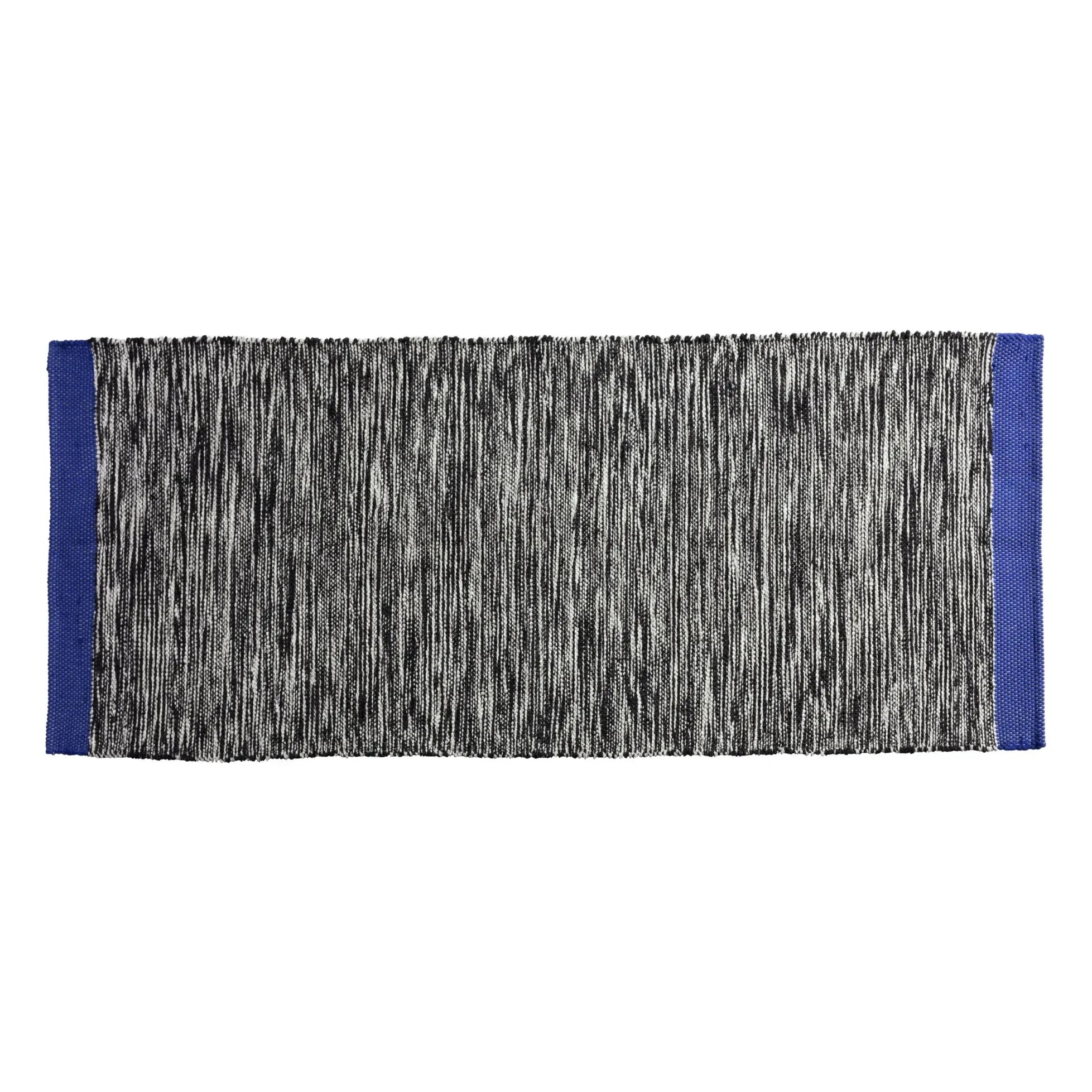 La cerise sur le gâteau - Matt Recycled Cotton Rug | Black