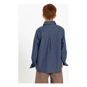 Finger in the Nose - Enara Denim Shirt | Blue