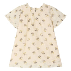Bonpoint - Lucie Fleurie Organic Cotton Dress | Ecru