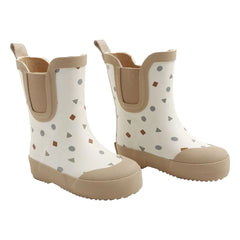 Quincy Mae - Geometric Rain Boots | Light Green
