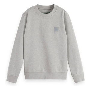 Scotch & Soda - Logo Patch Sweatshirt | Grey Melange