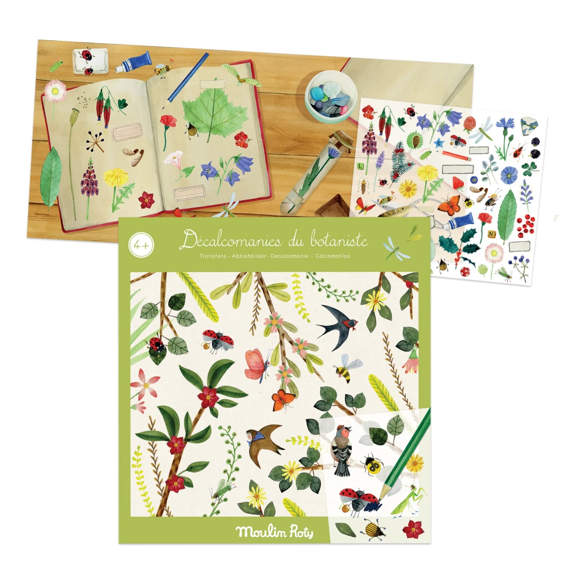 Moulin Roty - Botanical Transfer Sheets