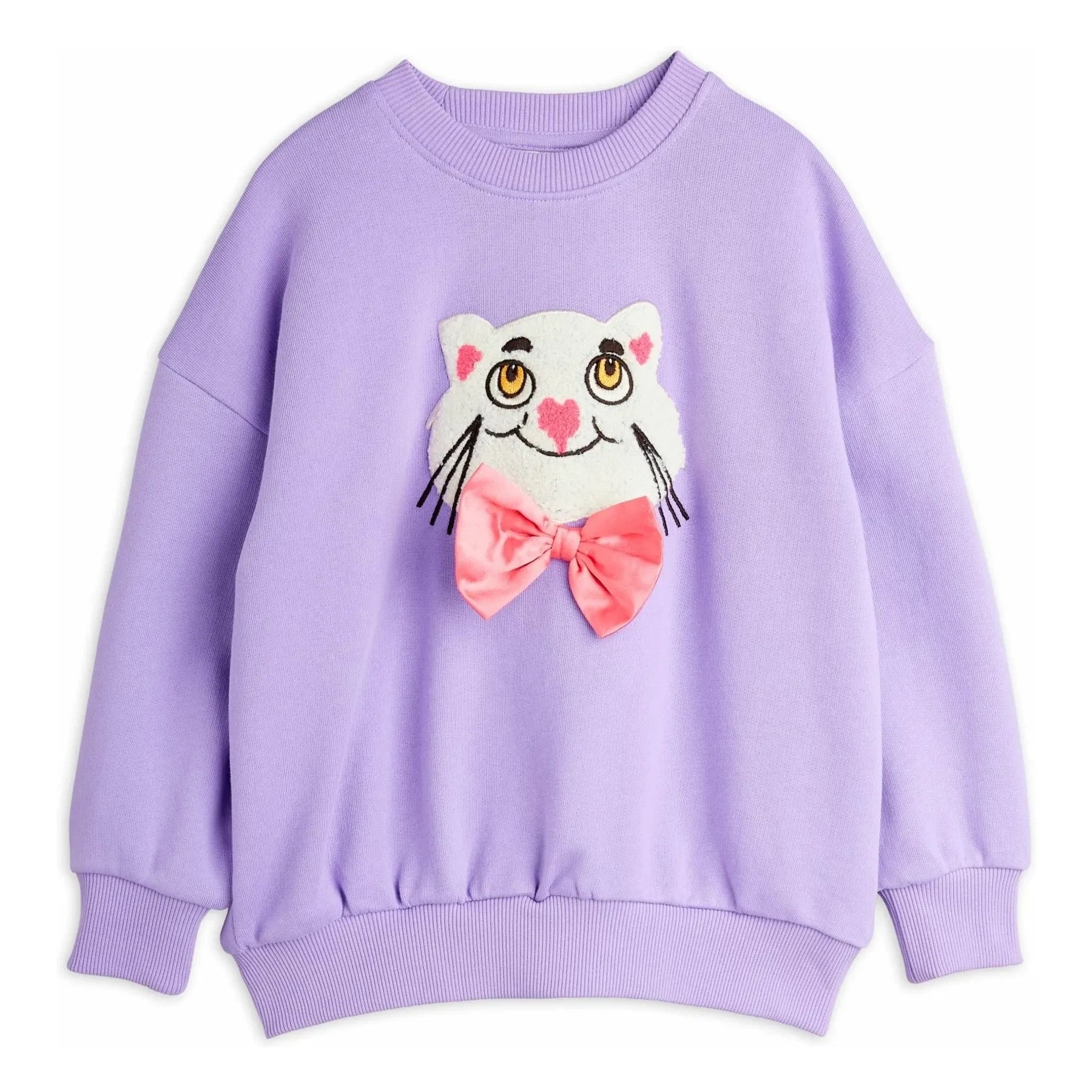 Mini Rodini - Sweat Cat Organic Cotton | Purple