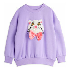 Mini Rodini - Sweat Cat Organic Cotton | Purple