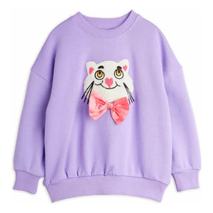 Mini Rodini - Sweat Cat Organic Cotton | Purple