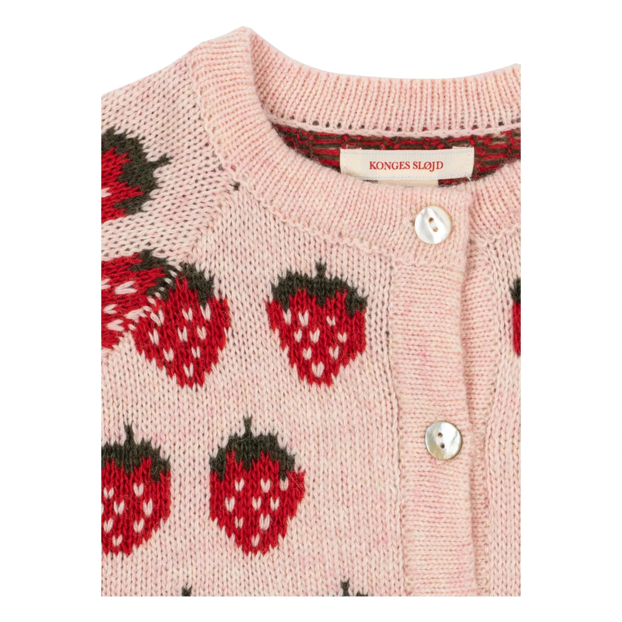 Konges Sløjd - Belou Strawberry Wool Sweater | Pink