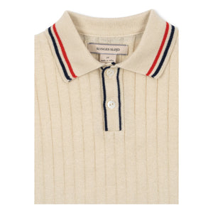 Konges Sløjd - Polo Mio Organic Cotton Knit | Ecru