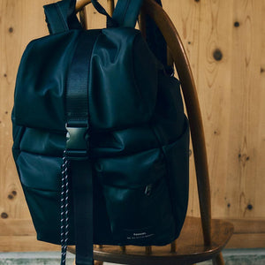 Finnson Elise Eco Changing Backpack & Changing Mat - Black-Changing Bags-Black- | Natural Baby Shower