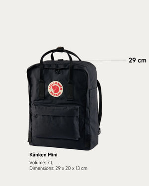Fjällräven Kånken - Rainbow Mini Unisex Yellow Backpack