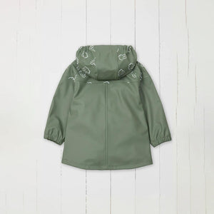 Grass & Air Colour Revealing Rain Jacket - Khaki-Coats-Khaki-12-18m | Natural Baby Shower