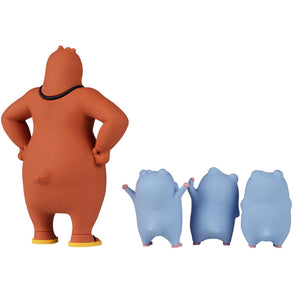 Grizzy and the Lemmings - 4 Piece Figure Toy Set