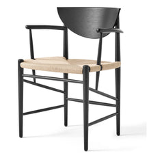 & Tradition - HM4 Wooden Frame Armchair | Black Oak