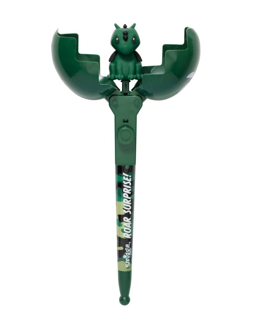 Smiggle - Açılır Eğlenceli Sürpriz Tükenmez Kalem-Dinossi