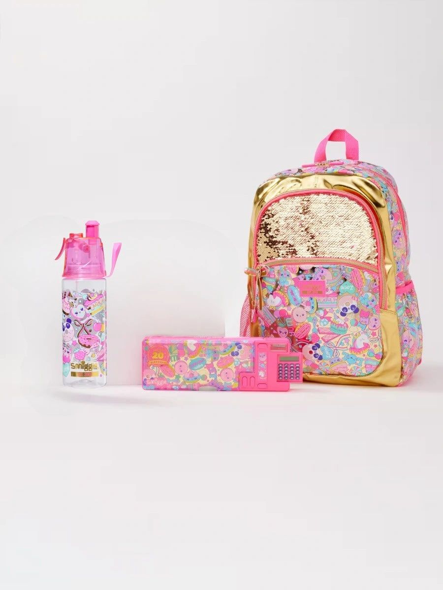 Smiggle - 20. Doğum Günü 3'lü Okul Çanta Seti-Dinossi