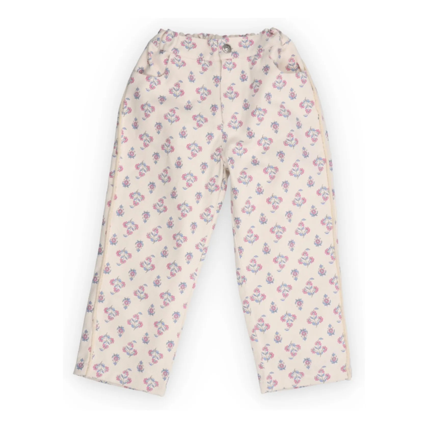 the new society - Jean Clavel Floral Cotton BCI | Ecru