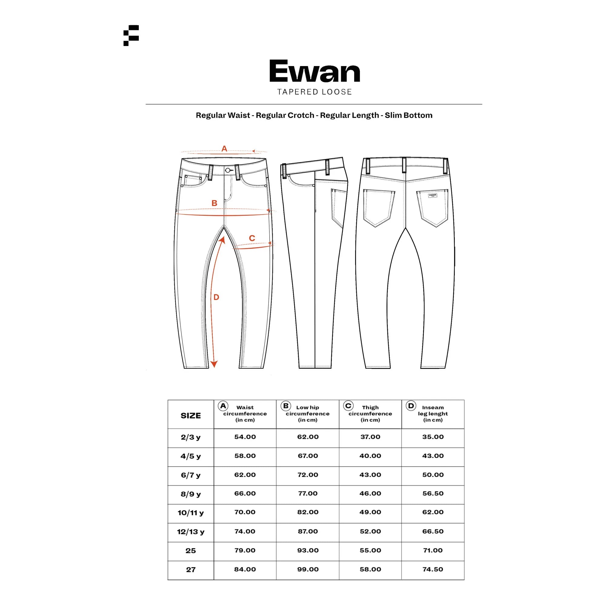 Finger in the nose - Jean Comfort Ewan | Vintage Blue Denim