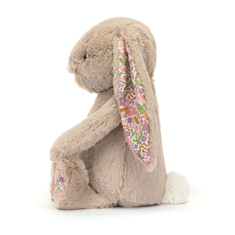 JellyCat - Flower Beige Rabbit 'Petal' Bunny Plush Toy 31 cm