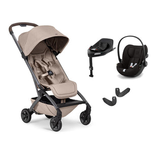 Joolz Aer 2 | CYBEX Travel System-Travel Systems-Sandy Taupe-No Carrycot | Natural Baby Shower