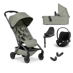 Joolz Aer 2 | CYBEX Travel System-Travel Systems-Sage Green-With Carrycot | Natural Baby Shower