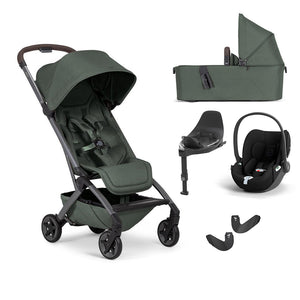 Joolz Aer 2 | CYBEX Travel System-Travel Systems-Forest Green-With Carrycot | Natural Baby Shower