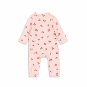 Konges Slojd Basic Newborn Onesie - Rosa Pink-Bodysuits-Rosa Pink-3m | Natural Baby Shower