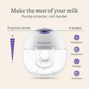 Lansinoh Wearable Double Pump-Breast Pumps- | Natural Baby Shower