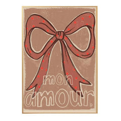 Studio Loco - Large Bow Poster | Ochre