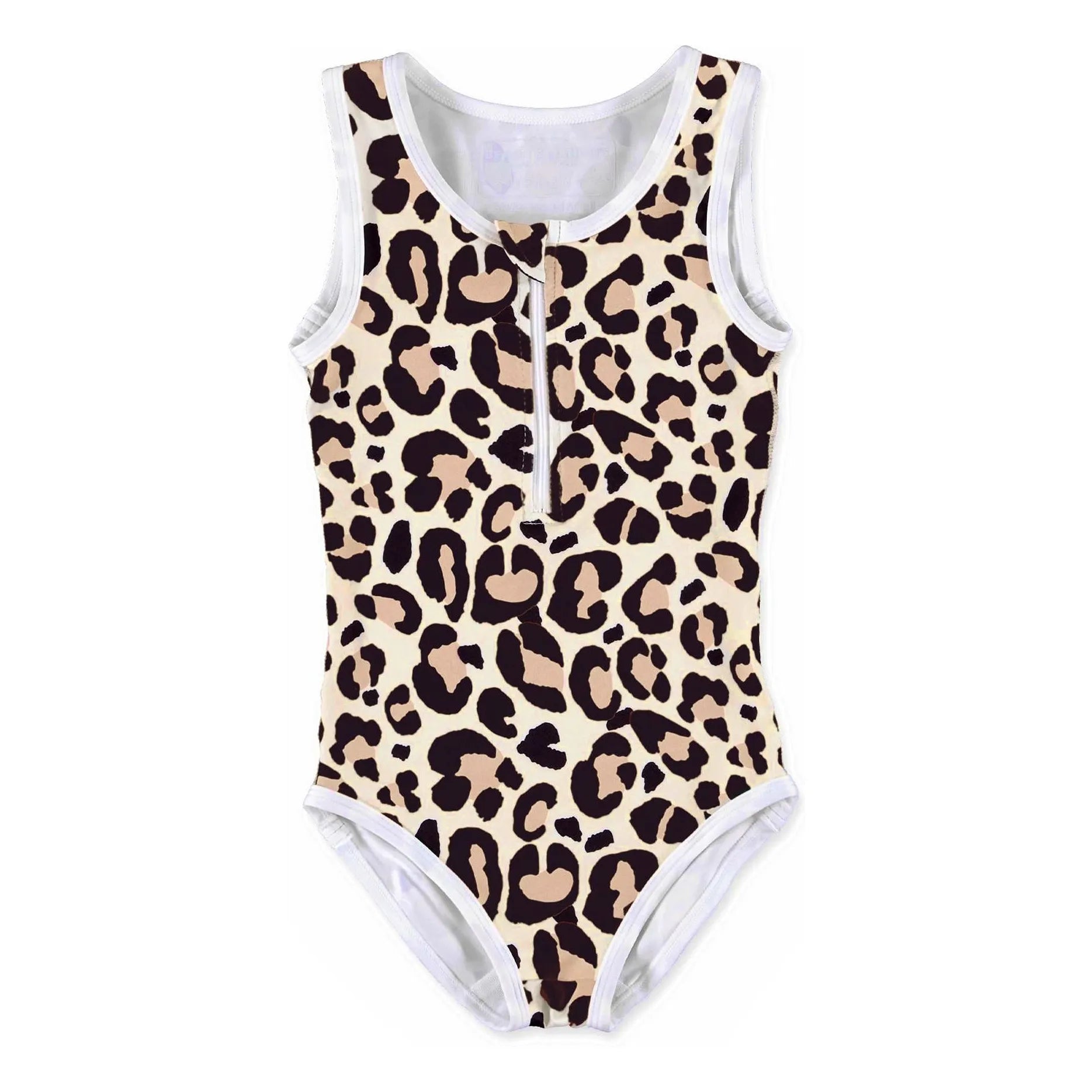 Beach & Bandits - Leopard Shark Recycled Fiber UV Protected One-Piece Swimsuit | Ivory