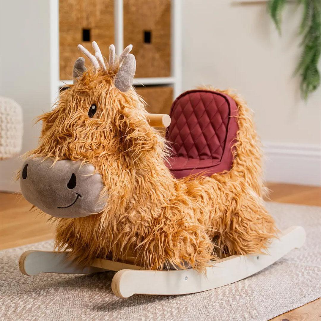 Little Bird Told Me - Rocking Highland Cow - Hubert-Rockers-Hubert-9m+ | Natural Baby Shower