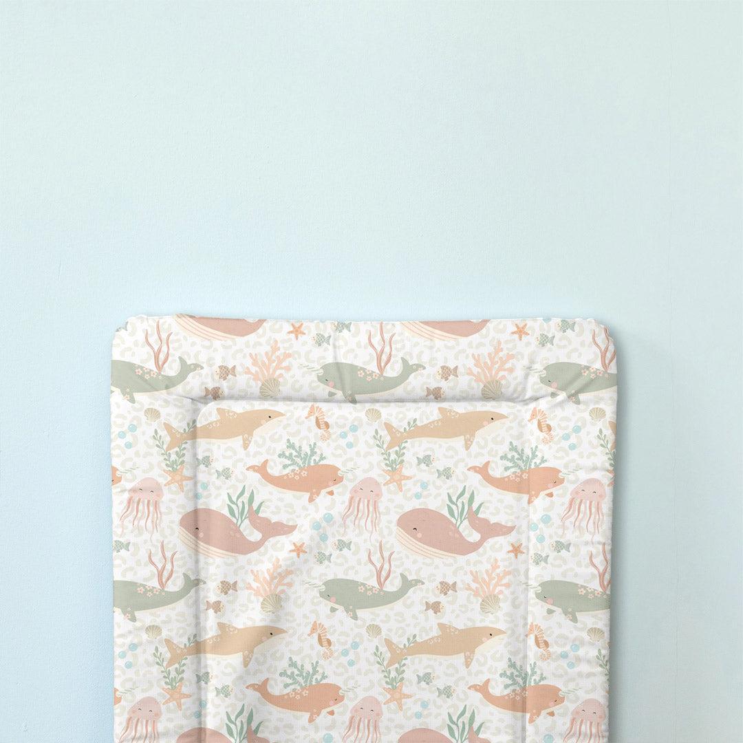 The Little Bumble Co. Standard Changing Mat - Pastel Ocean-Changing Mats-Pastel Ocean-one size | Natural Baby Shower