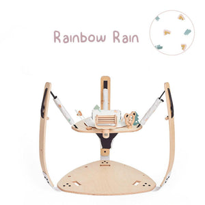 Little Hoppa Bouncer - Rainbow Rain-Baby Bouncers-Rainbow Rain-One Size | Natural Baby Shower