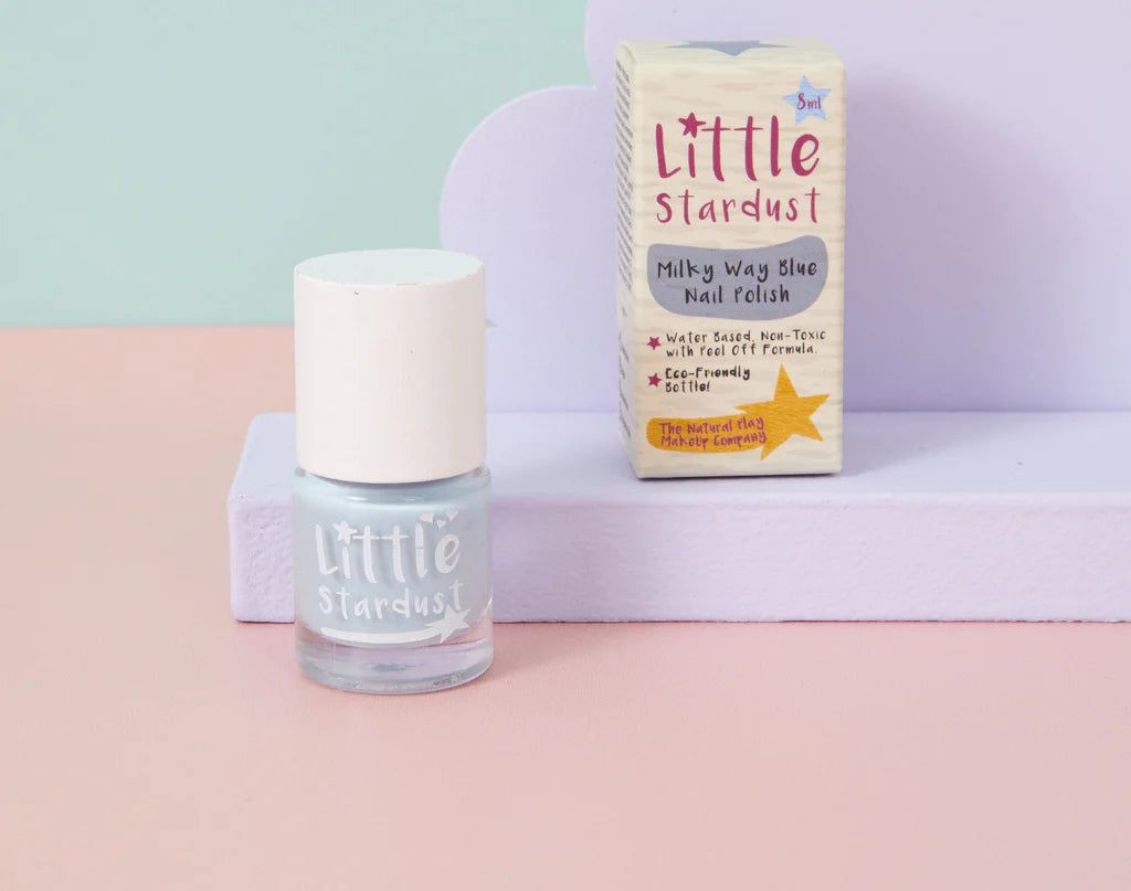 Little Stardust - Kids Milky Way Blue Water Based Nail Polish