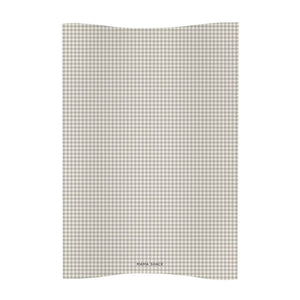 Mama Shack Anti Roll Wedge Changing Mat - Greige Gingham-Changing Mats-Greige Gingham-One Size | Natural Baby Shower