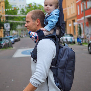 MiniMeis G5 Backpack - Dusk Blue-Changing Bags-Dusk Blue- | Natural Baby Shower