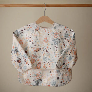 Mushie Long Sleeve Bib - Space-Bibs-Space- | Natural Baby Shower