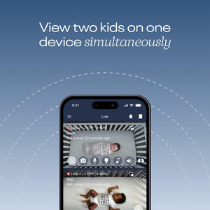 Nanit Pro Baby Monitor + Wall Mount - White-Baby Monitors-White- | Natural Baby Shower