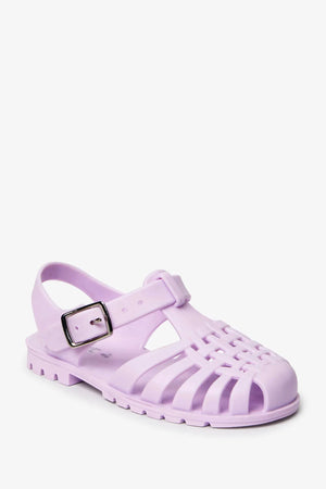 Next - Girls Jelly Jelly Lilac Sandals - 25.5