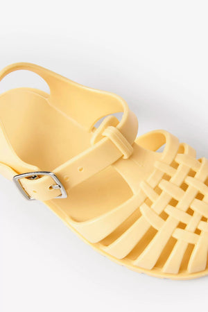 Next - Girls and Boys Jelly Jelly Light Yellow Sandals - 29