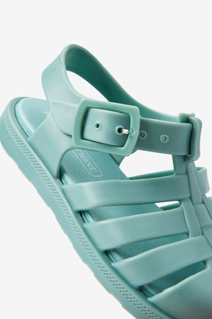 Next - Girls and Boys Jelly Jelly Mint Green Sandals - 28