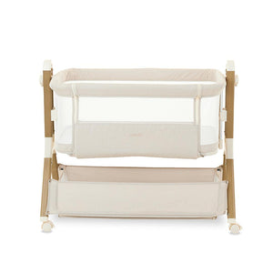 Obaby Cloud Bedside Crib - Oatmeal-Bedside Cribs-Oatmeal-Crib | Natural Baby Shower