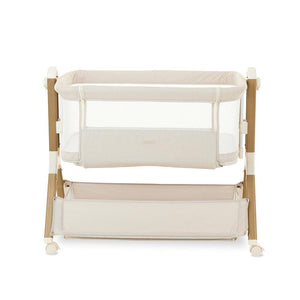 Obaby Cloud Bedside Crib - Oatmeal-Bedside Cribs-Oatmeal-Crib | Natural Baby Shower