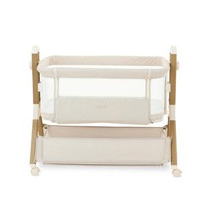 Obaby Cloud Bedside Crib - Oatmeal-Bedside Cribs-Oatmeal-Crib | Natural Baby Shower