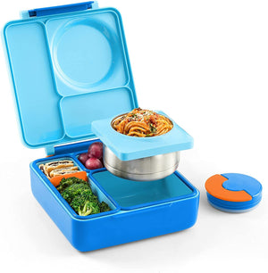 OmieBox - Insulated Blue Bento Lunch Box